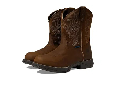 Ariat Anthem Round Toe Shortie Waterproof Western Boots