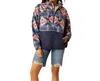Ariat Aztec Serrano Pullover In Blue In Blue