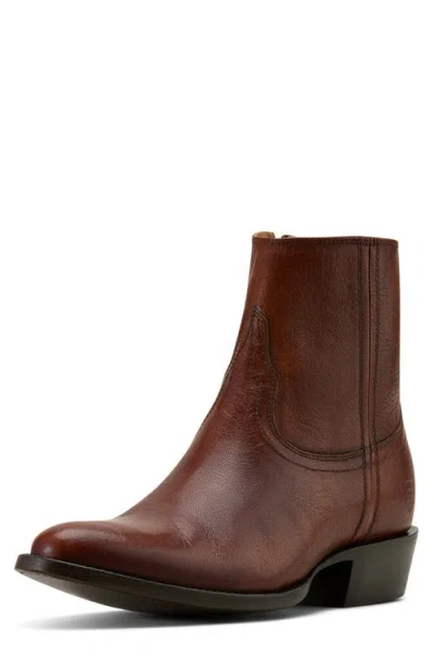 Ariat Barrett Almond Toe Boot In Brown