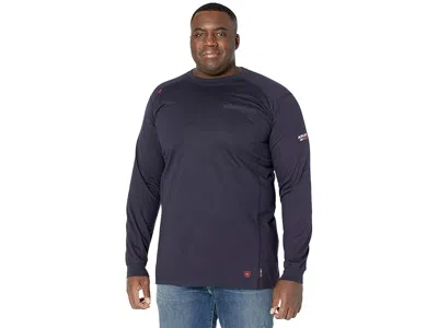 Ariat Big Tall Big Tall Fr Air Crew T-shirt In Blue