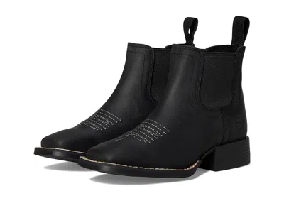Ariat Booker Chelsea Wide Square Toe Western Boots (toddler/little Kid/big Kid) Kids Shoes Tricorn Black :