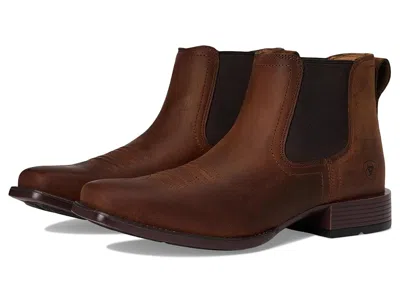 Ariat Booker Ultra Square Toe Western Boots In Brown