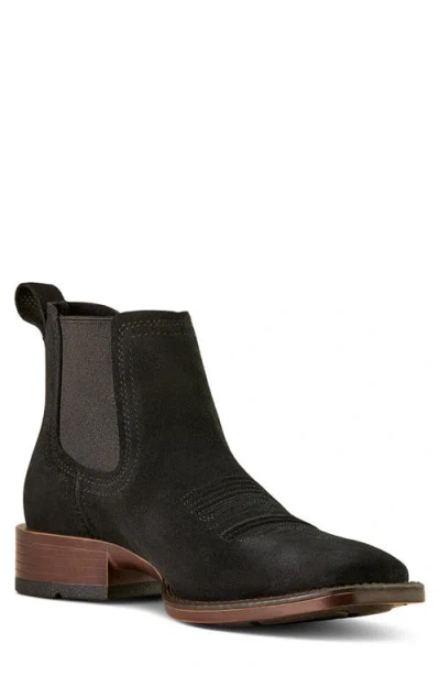 Ariat Booker Ultrawestern Chelsea Boot In Black