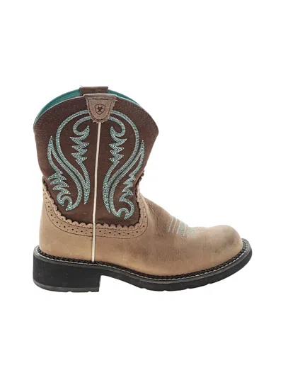 Pre-owned Ariat Boots In Brown