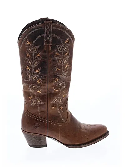 Pre-owned Ariat Boots In Brown