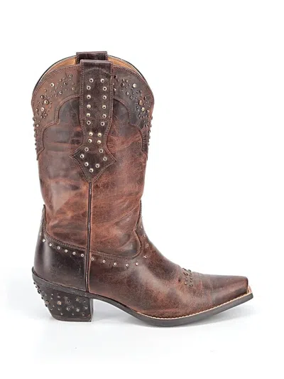 Pre-owned Ariat Boots In Brown