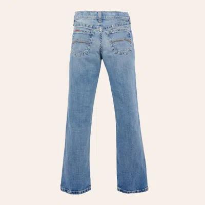 Ariat Boys' B5 Darian Leonard Straight Leg Bootcut Jeans In Blue