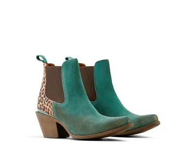 Ariat Bradley Western Boots Women's Shoes Peacock Teal: 6 B - Medium In Blue