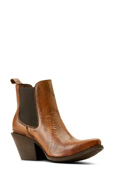 Ariat Bradley Western Chelsea Boot In Brown