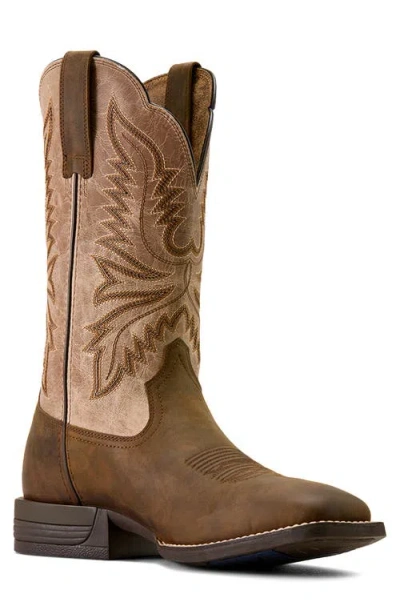 Ariat Brush Creek Western Boot In Brown
