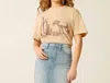 Ariat Burro T-shirt In Cream In White