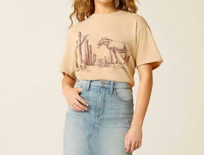 Ariat Burro T-shirt In Cream In White