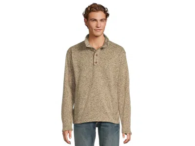 Ariat Caldwell 1/4 Button Sweater In Brown