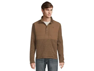Ariat Caldwell Reinforced Snap Sweater In Brown