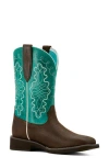 Ariat Callie Distressed Western Boot In Multi