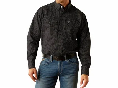 Ariat Carmine Classic Long Sleeve Snap Shirt In Black