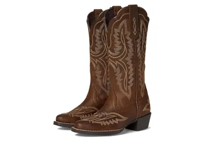 Ariat Casanova D Toe Western Boots (toddler/little Kid/big Kid) Kids Shoes Distressed Brown : 12.5 Little 