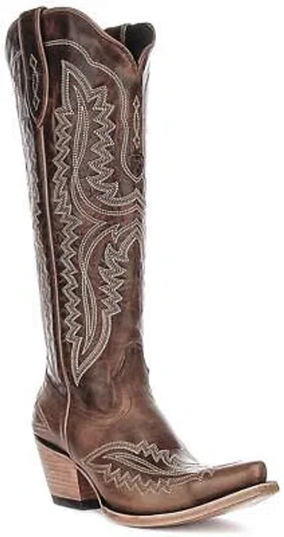 Pre-owned Ariat Casanova Pointed Knee High Cowboy Womens Boot Tan Us 5 - 11