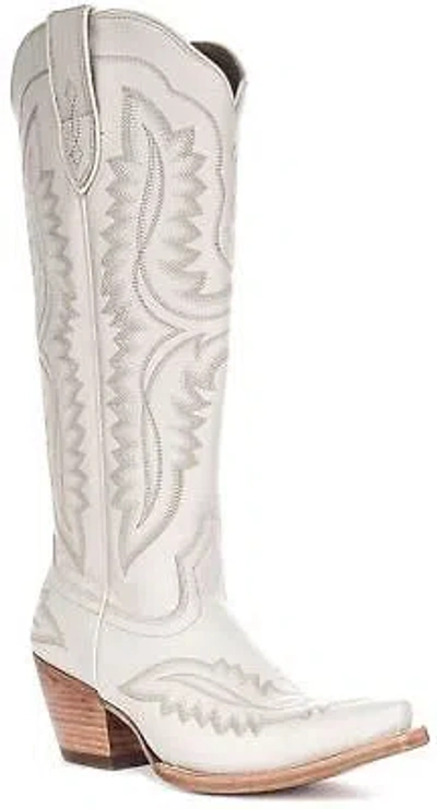 Pre-owned Ariat Casanova Pointed Knee High Cowboy Womens Boot White Us 5 - 11