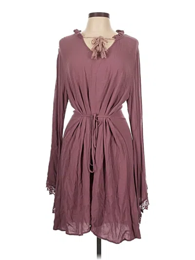 Pre-owned Ariat Casual Dress In Burgundy