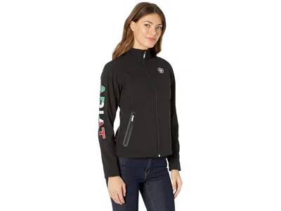 Ariat Classic Team Softshell Mexico Jacket In Black