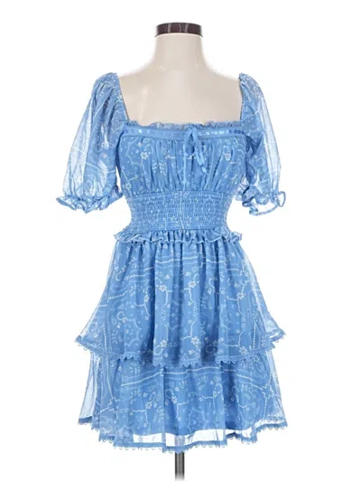 Pre-owned Ariat Cocktail Dress In Blue