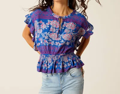 Ariat Cortez Blouse In Candelia Print