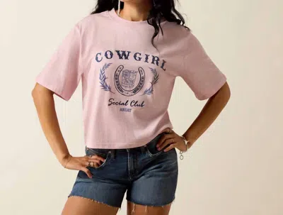 Ariat Cowgirl Social Club T-shirt In Pirouette In Multi