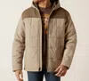 Ariat Crius Hooded Insulated Jacket In Brown/brindle