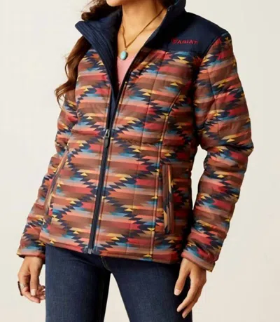 Ariat Crius Insulated Mirage Jacket In Red Multi