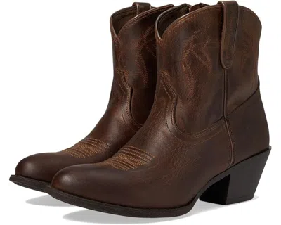 Ariat Darlin 10035994 Boot Women's Us 7 Brown Leather Almond Toe Western Zogg168