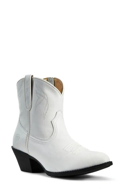 Ariat Darlin Short Western Boot In White