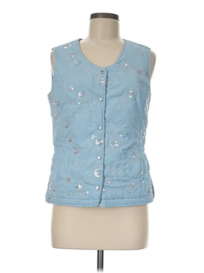 Pre-owned Ariat Denim Vest In Blue