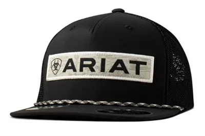Ariat Desert Patch Rope Cap Snapback In Black