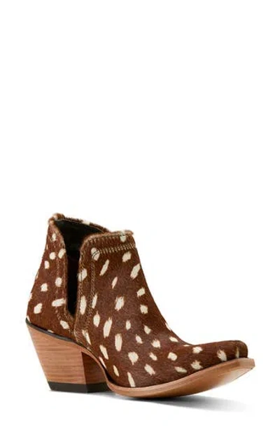 Ariat Dixon X Toe Western Boot In Brown