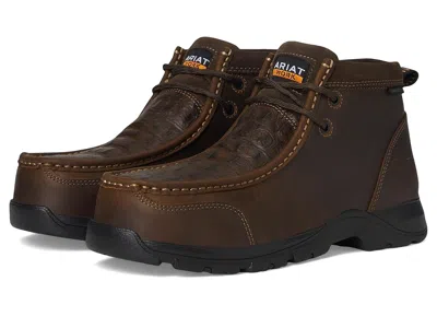 Ariat Edge Lte Moc Composite Toe Work Boots In Brown