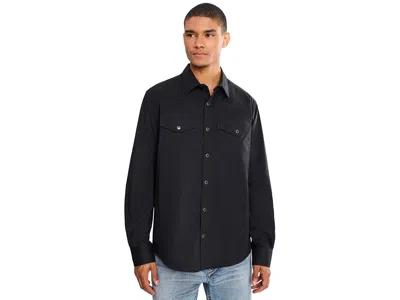 Ariat Everything Classic Fit Snap Shirt Men's Clothing Black: Sm, Cotton/elastane/polyester In Multi