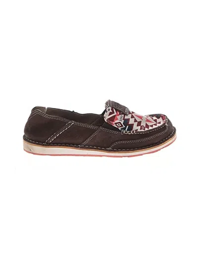 Pre-owned Ariat Flats In Brown
