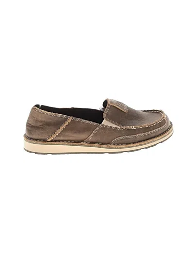 Pre-owned Ariat Flats In Brown