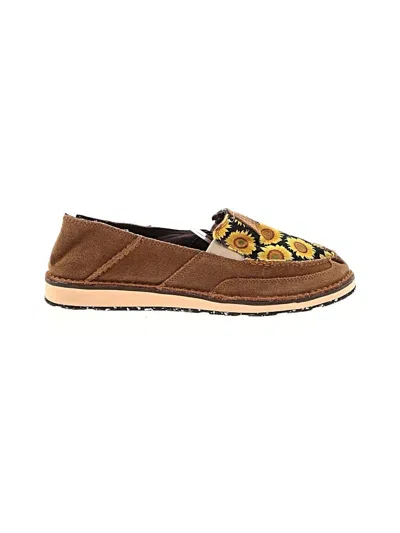 Pre-owned Ariat Flats In Brown