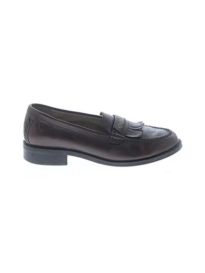 Pre-owned Ariat Flats In Brown