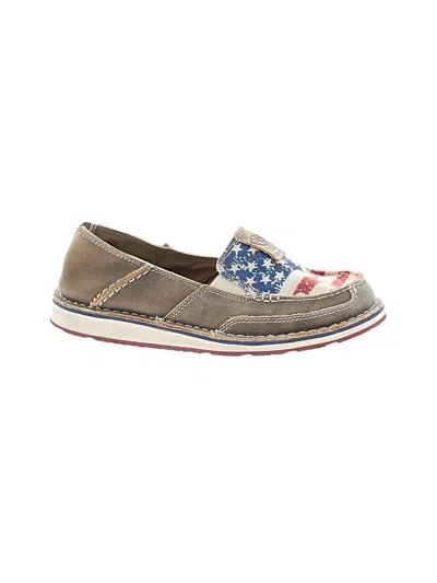 Pre-owned Ariat Flats In Tan