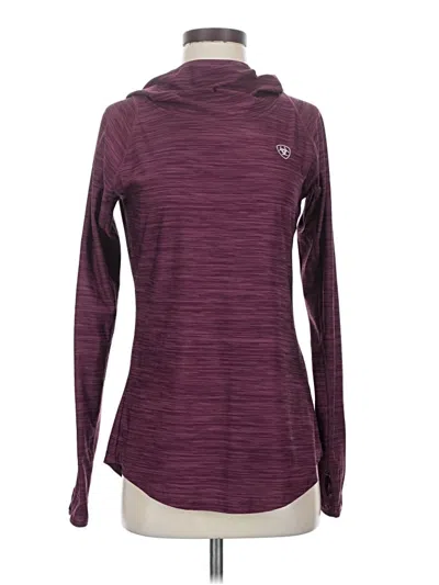 Pre-owned Ariat Fleece Jacket In Purple
