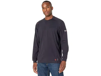 Ariat Fr Air Rig Life Graphic Long Sleeve T-shirt In Blue