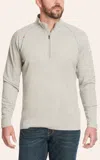Ariat Fr Charcoal Gray 1/2 Zip Work Pullover In Gray