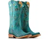 Ariat Futurity Boon050967 Women's Turquoise Leather Western Boot Zogg1429 In Blue