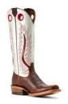 Ariat Futurity Fort Worth Western Boot In Rich Java/ Pearly White