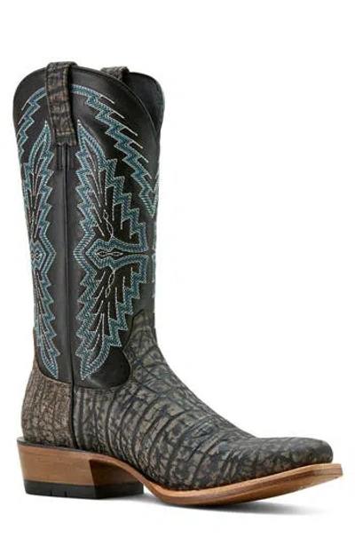 Ariat Futurity Showman Leather Western Boot In Gray