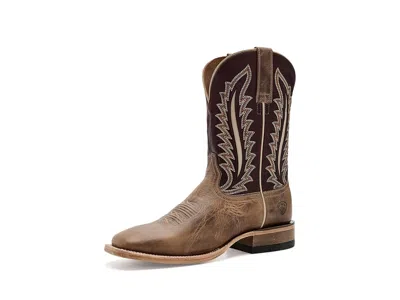 Ariat Gage Wide Square Toe Cowboy Boots Men's Boots Faded Caramel: 12 D - Medium, Leather In Multi