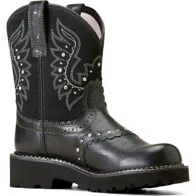 Ariat Gem Baby Madison Ave Western Boot In Black
